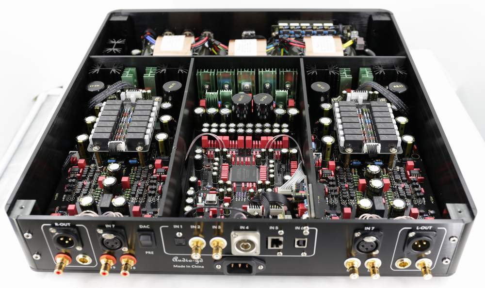 gd nos 11 inside dac streamer preamplifier streaming striimeri striimaus